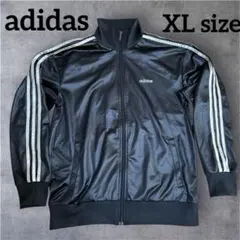 【希少】adidas 00sトラックジャケット ジャージ ブラック XL 刺繍