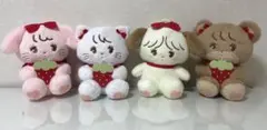 mikko ぬいぐるみ いちご キャミー ムース スフレ ラテ　プライズ　BIG