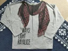 デザインTシャツ　長袖Tシャツ　おしゃれTシャツ　M