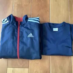 アディダス　イグニオ　ネイビー　130cm 2点セット