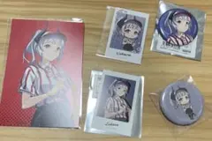 アークナイツ round1 リスカム　缶バッジ　特典ポストカード　イラストカード