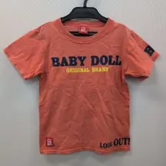 BABYDOLL Tシャツ 130cm オレンジ