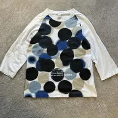 COMME des GARÇONS ラグランスリーブT シャツ7部丈 ドット柄のサムネイル