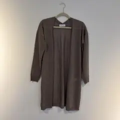 SIMPLICITÉ ブラウン ロングカーディガン