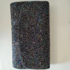 ビーズ装飾 クラッチバッグ 多色