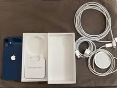 Apple iPhone 12 mini 128GBブルー 本体と充電器