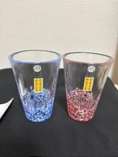 津軽びいどろ　グラス2個セット