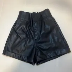 WEGO ショートパンツ　レディース　ウィゴー　フェイクレザー