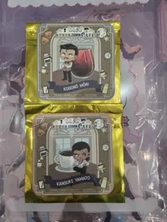 コナンカフェ コースター 毛利小五郎 大和敢助