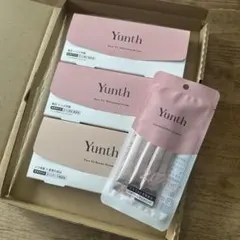 【新品未開封】Yunth 生VC美白2箱＋生レチノール1箱＋飲むVC付き