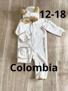 Columbia フリースロンパース 白　12-18month