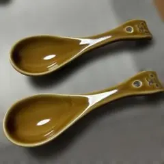 ヨシノヒトシ 花柄蓮華 レンゲ 黄色 2本セット - メルカリ