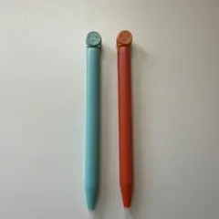 タッチペン 2本セット 水色 オレンジ