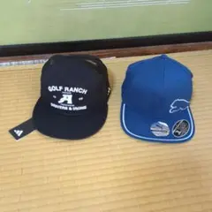 アディダス　プーマ　ゴルフ　キャップ　メンズ　2点セット　コブラ