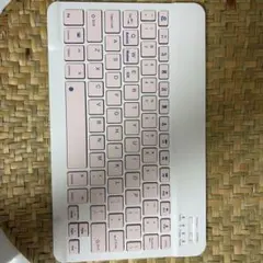 ワイヤレスキーボード ピンク Bluetooth接続