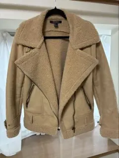 値下げ‼️FOREVER21 フェイクムートンジャケット ボア ベージュ M