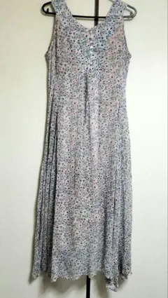 anatelier アナトリエ花柄ノースリーブロングワンピース 38　マキシ丈