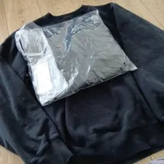 UNIQLO ブラック黒 　スウェットシャツ　 M　新品