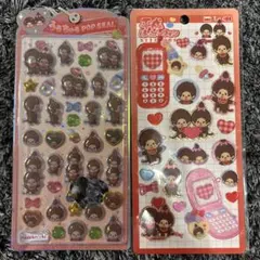 【正規品】もんちっちうるちゅるシール&平成ハッピーフォンセット