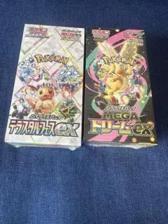 ポケモンカードゲーム テラスタルフェスEXとメガドリムEXシュリンク付き2セット