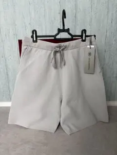 DESIGNWORKS ヘリンボーン サマーニット ショートパンツライトグレーのサムネイル