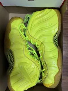 NIKE AIR FOAMPOSITE ONE ネオンイエロー31cmのサムネイル