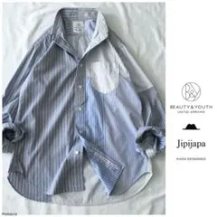 ◯ ビューティ＆ユース×ヒピハパ【洗える】クレイジーパターン シャツ
