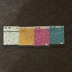 平成レトロ　メモ帳4個セット　まとめ売り