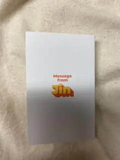 BTS Butter メッセージカード ジン