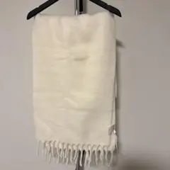 ユニクロ スフレヤーンチャンキーストール オフホワイト マフラー