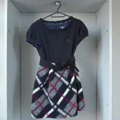 ツ*シ様 美品 BURBERRY BLUE LABEL チェック柄ワンピース 3