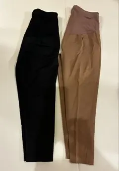 Alma design マタニティテーパードパンツ　M ２本セット