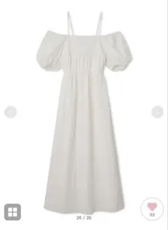 【最終値下げ】SNIDEL オフショルパフスリワンピース