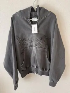 【未使用タグ付き】 bless u pigment zip hoodie