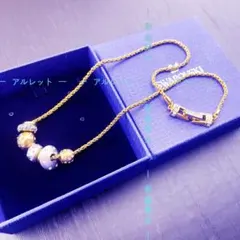 SWAROVSKI ラウンドビジューデザインネックレス