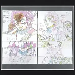 鬼滅の刃　無限列車編　絵巻カフェ　第一期　原画ポストカードセット　竈門炭治郎