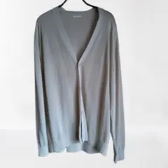 ライトグレー 長袖カーディガン