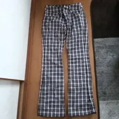 ゴルフパンツチェック柄 ウエスト61cm ヒップ87cm