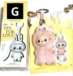 ラブブ PIN FOR LOVE イニシャル 【Ｇ】ぬいぐるみペンダント