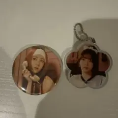 ルセラフィム ユンジン 缶バッジ カズハ キーホルダー マグネットコースター