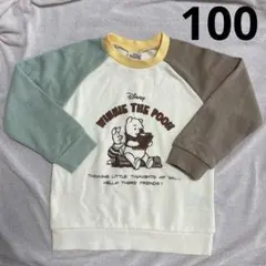 【新品未使用⭐️】くまのプーさん 長袖トレーナー 100cmのサムネイル