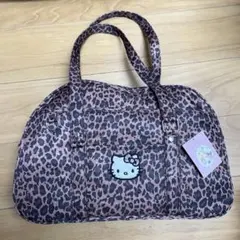お値下げしました⭕️】アベイル キティちゃん ヒョウ柄ボストンバッグ 