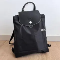 新品タグ付 ロンシャン プリアージュクラブ 折り畳みリュック ブラック