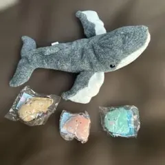 クジラ　海の生き物　ぬいぐるみ