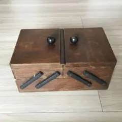 レトロ ヴィンテージ 脚付き ソーイングボックス 裁縫箱 - メルカリ