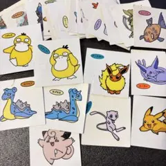 ポケモンパン　デコキャラシール　ジャンク品
