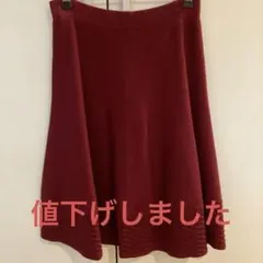 組曲　ニット フレアスカート ひざ丈