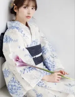 Dita 浴衣 湊色の水彩紫陽花 - メルカリ