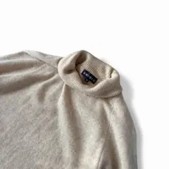 Old uniqlo 紺タグ オールドユニクロ ニットウールM ホールあり