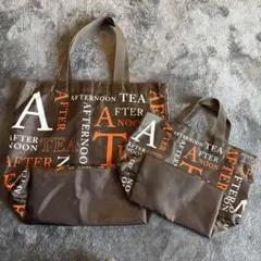 Afternoon Tea エコバッグ 2点セット ブラウンのサムネイル
